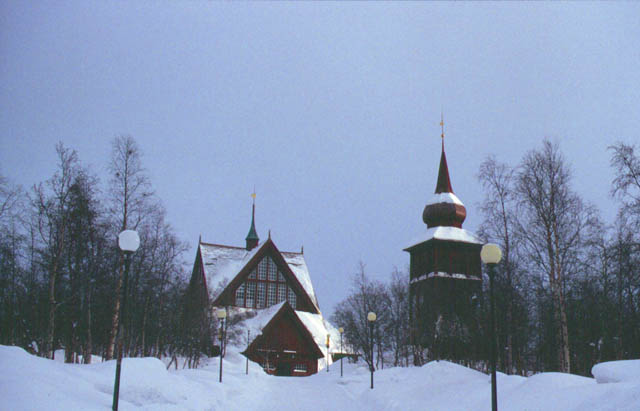 The church in Kiruna, Mar 1999