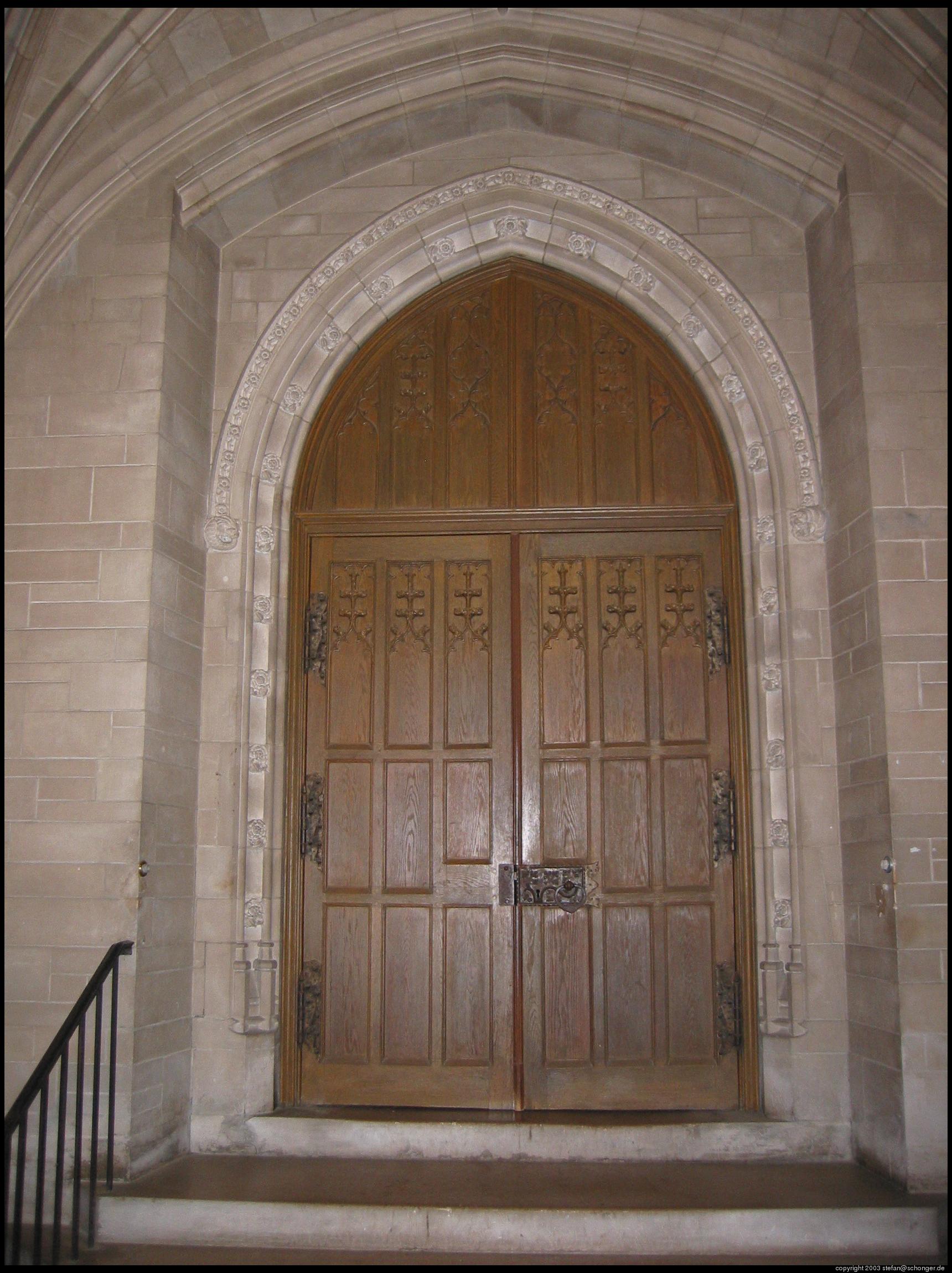 dining hall door, Old Graduate College, Princeton, NJ