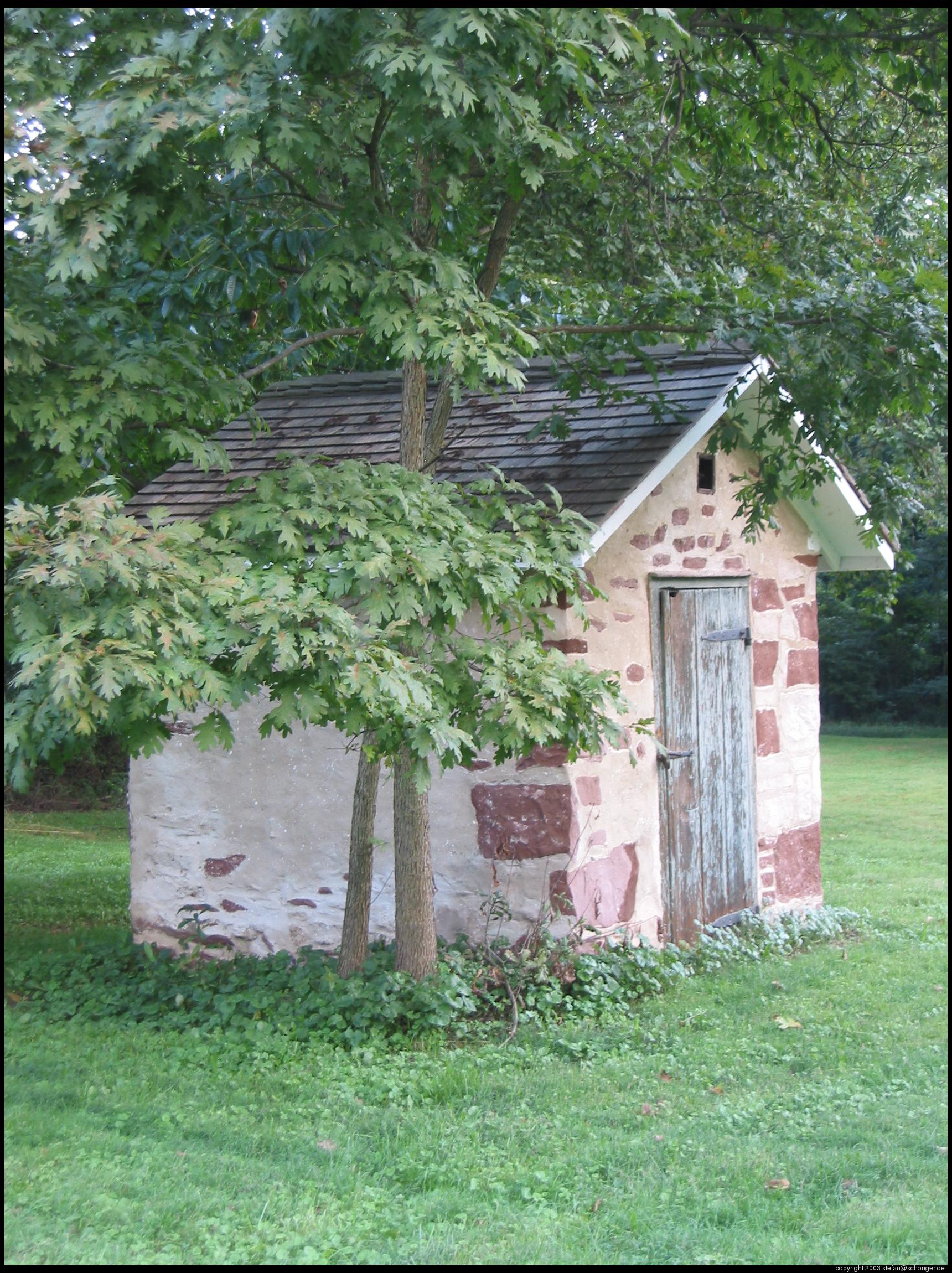 Hut at Princeton battlefield