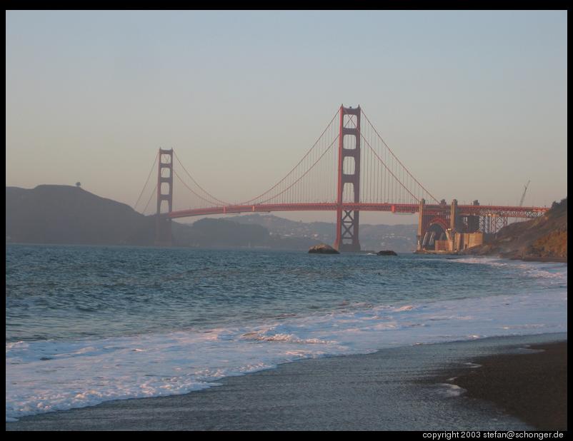 Baker Beach and Golden Gate Bridge