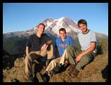 Group photo with Mt. Rainier