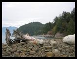 Beach on the way to Whistler